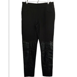 Women's Tricotto Moto Pants Size 10 Black